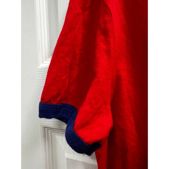 Red ELF Will Ferrell ringer tee Super Soft Jersey knit Christmas Sz M - Picture 5 of 5